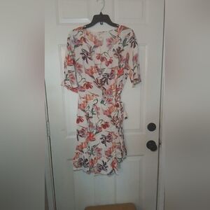 Floral Wrap Dress
